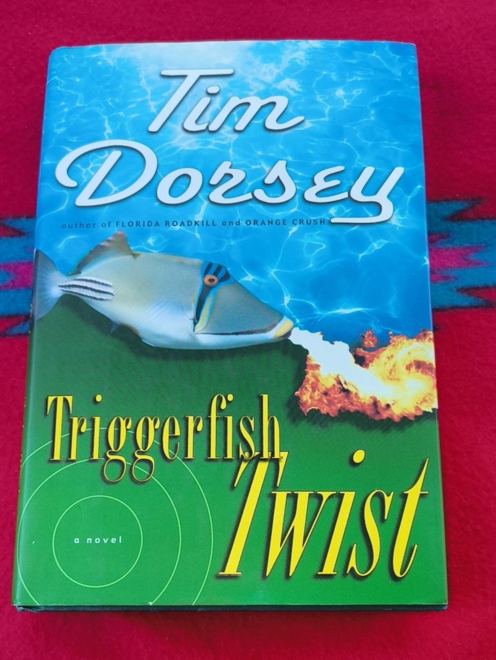 Triggerfish Twist - Tim Dorsey (2002) 1st Edition HCDJ Signed